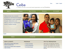 Tablet Screenshot of ceibaphiladelphia.org